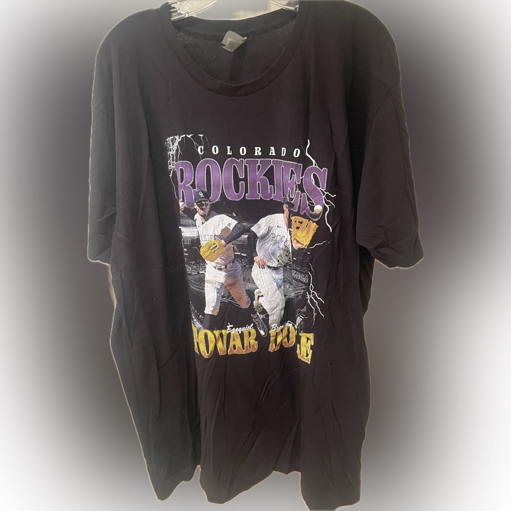2025 Rockies Brenton Doyle & Ezequiel Tovar Gold Glove T-shirt